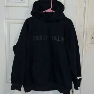 ESSENTIALS black hoodie